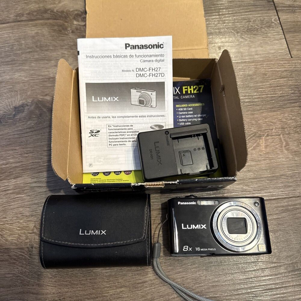 Panasonic LUMIX DMC-FH27 16MP Digital Camera Tested Battery